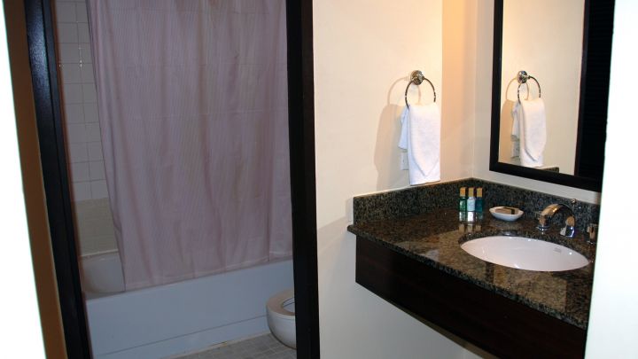 飯店浴室設計。