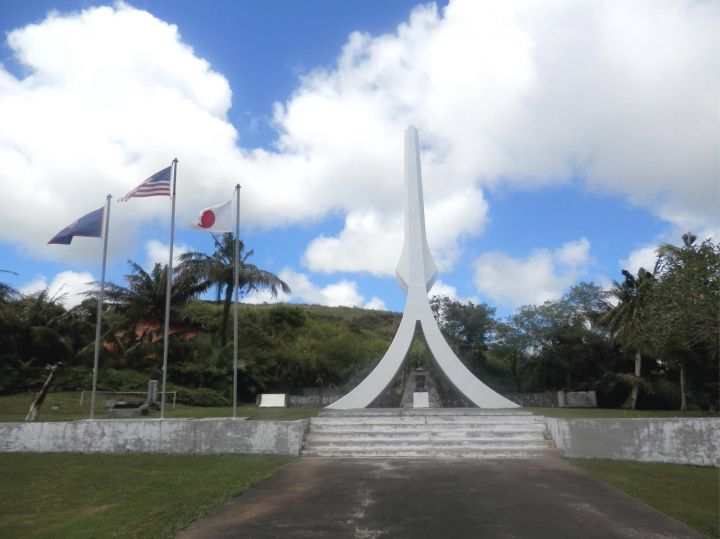 南太平洋紀念公園是二次大戰的重要戰場。（圖片來源/COLOR GUAM, Art by Taliea Strohmeyer）